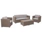 CorLiving Lake Front 5-Piece Patio Chat Set in Beige, , large
