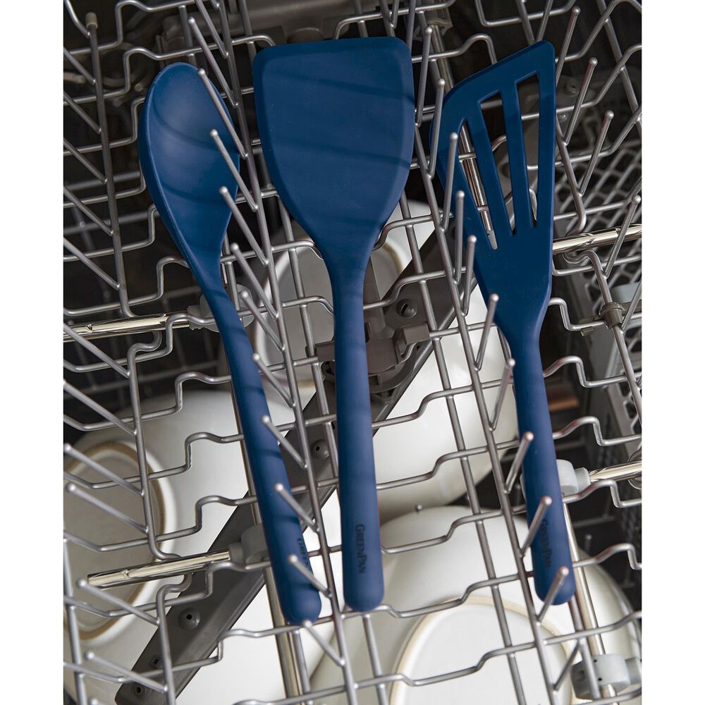 Green Pan Platinum Silicone 7-Piece Utensil Set in Oxford Blue, , large