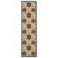 Nourison Aloha ALH19 2" x 6" Blue and Multicolor Indoor/Outdoor Runner, , large