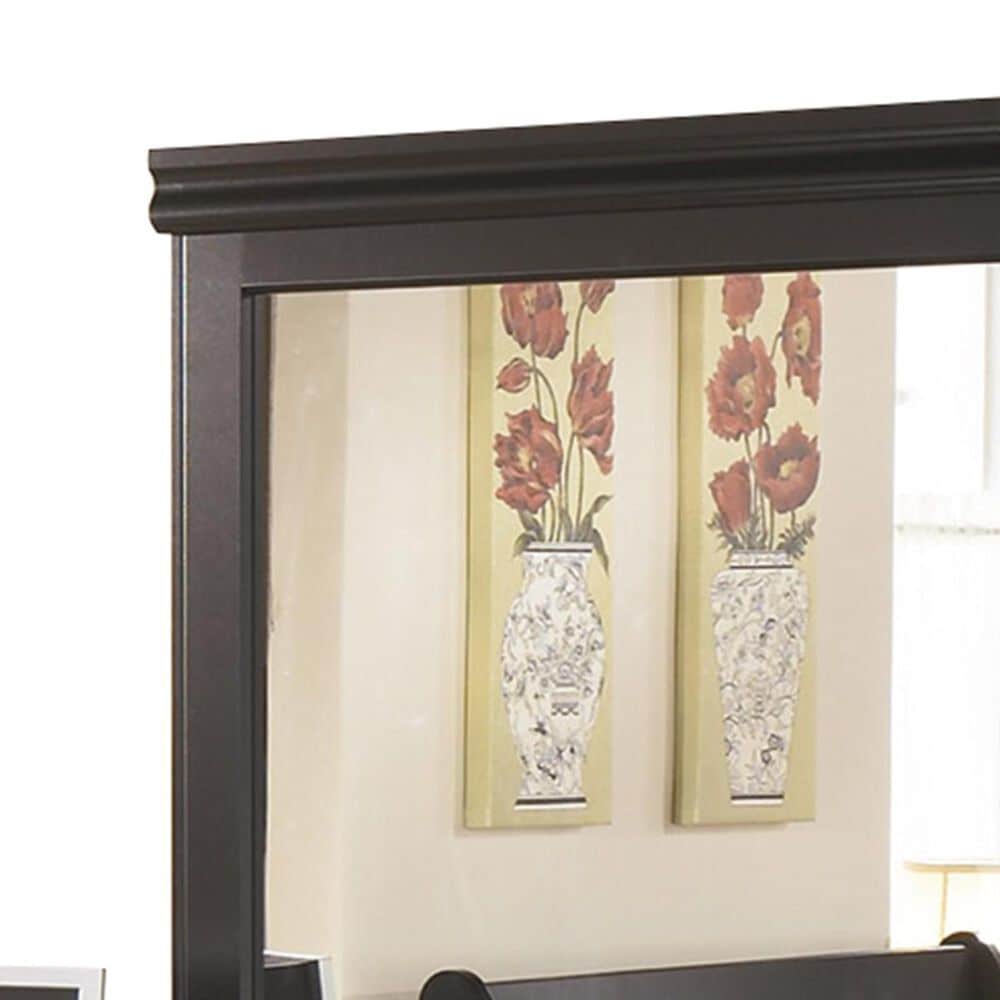 Ashley Huey Vineyard Dresser and Mirror in Black, , large