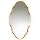 Baxton Studio Dennis Accent Wall Mirror in Gold, , large