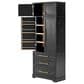 HOMLUX 78.2" Tall Farmhouse Kitchen Pantry Cabinet with 8 Door Shelves, Storage Cabinet with 3 Adjustable Shelves, 3 Large Drawers, Versatile Cupboard for Kitchen, Dining & Bathroom, Ash Black, , large