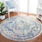Safavieh Aria 6"6" Round Grey and Blue Area Rug, , large
