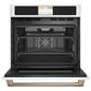 Cafe 2-Piece Kitchen Package with Matte White 30" Smart Built-In Convection Single Wall Oven and Stainless Steel 30" Gas Cooktop, , large