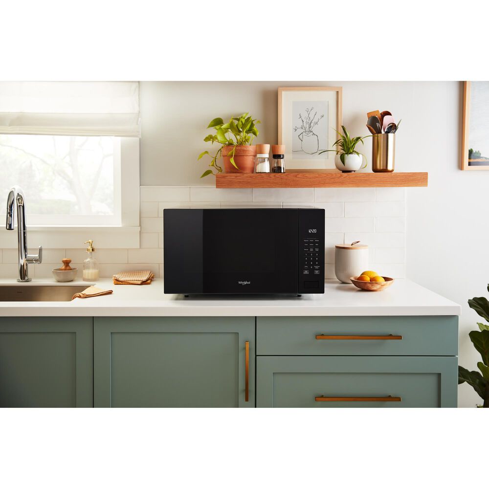 Whirlpool 2.2 Cu. Ft. Sensor Cooking Microwave in Black, , large