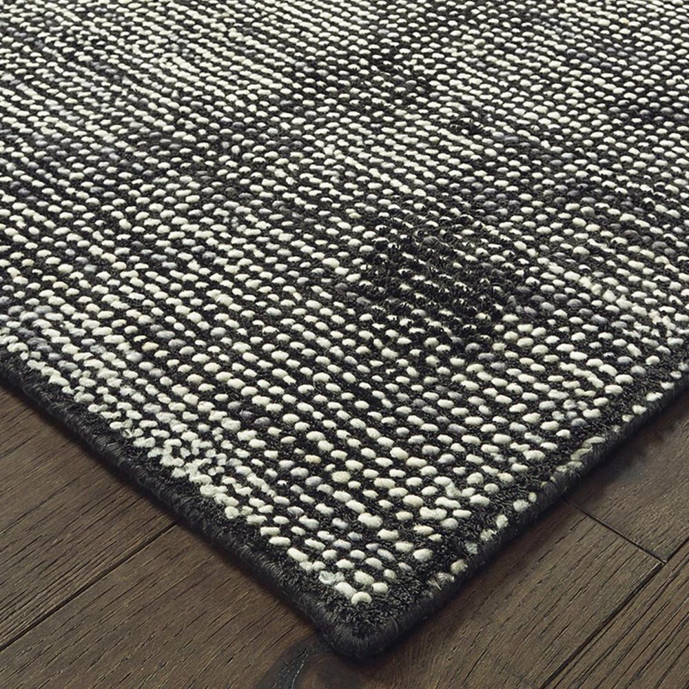 Oriental Weavers Lucent 45904 8&#39; x 10&#39; Charcoal and Black Area Rug, , large