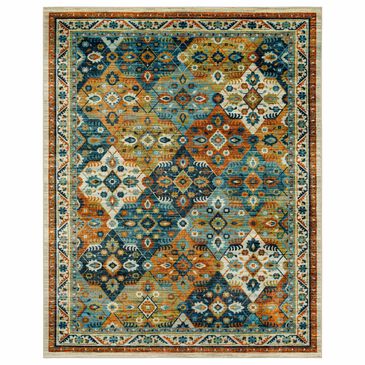 Karastan Kaleidoscope Meile 8" x 10" Multicolor Area Rug, , large