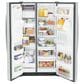 GE Appliances 25.3 Cu. Ft. Side by Side Refrigerator with External Dispenser in Fingerprint Resistant Stainless Steel, , large