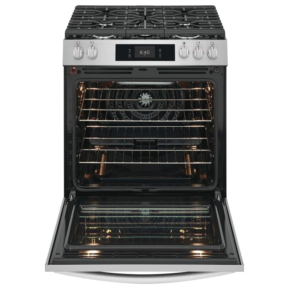 Frigidaire Gallery 30&quot; Freestanding Gas Convection Range with Stone-Baked Pizza in Stainless Steel, , large