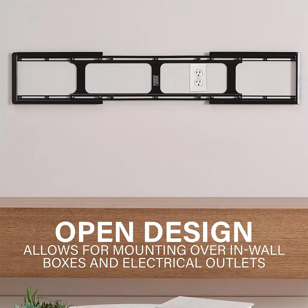 Sanus Fixed-Position Wall Mount for 65" - 140" TVs in Black, , large