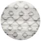 Safavieh Adirondack ADR106P-6R 6" x 6"  Silver/Charcoal Round Rug, , large