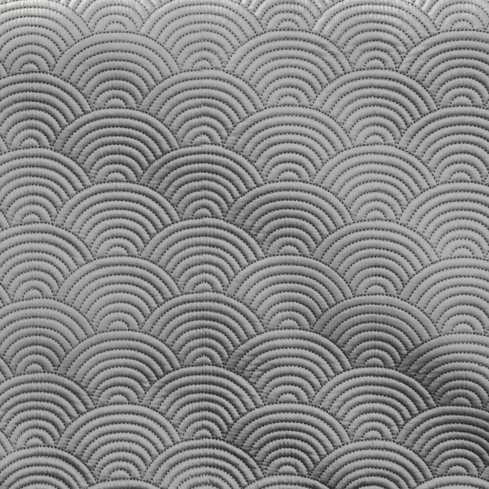 Ann Gish Scallop 3-Piece King Coverlet Set in Ice, , large