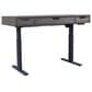 Riva Ridge Harper Point 60" Lift Desk in Fossil and Black, , large