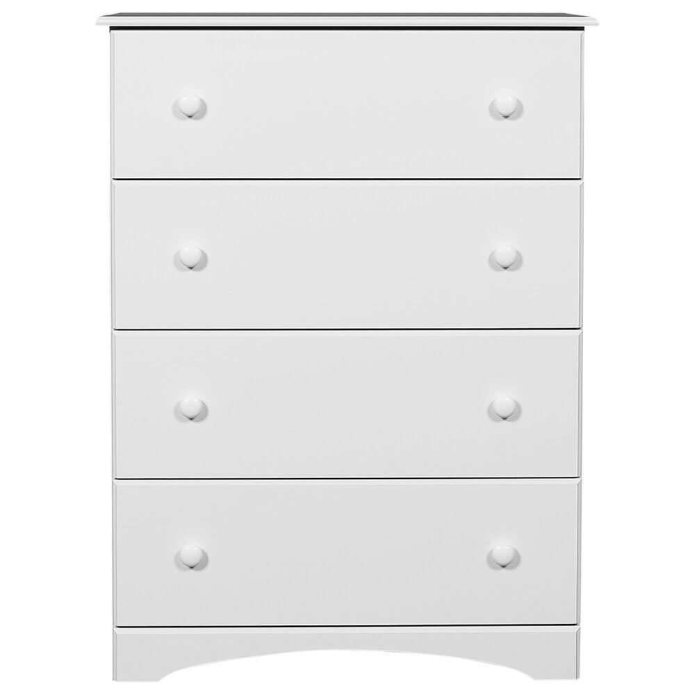 Lemoore Essential 14000 4 Drawer Chest in White, , large
