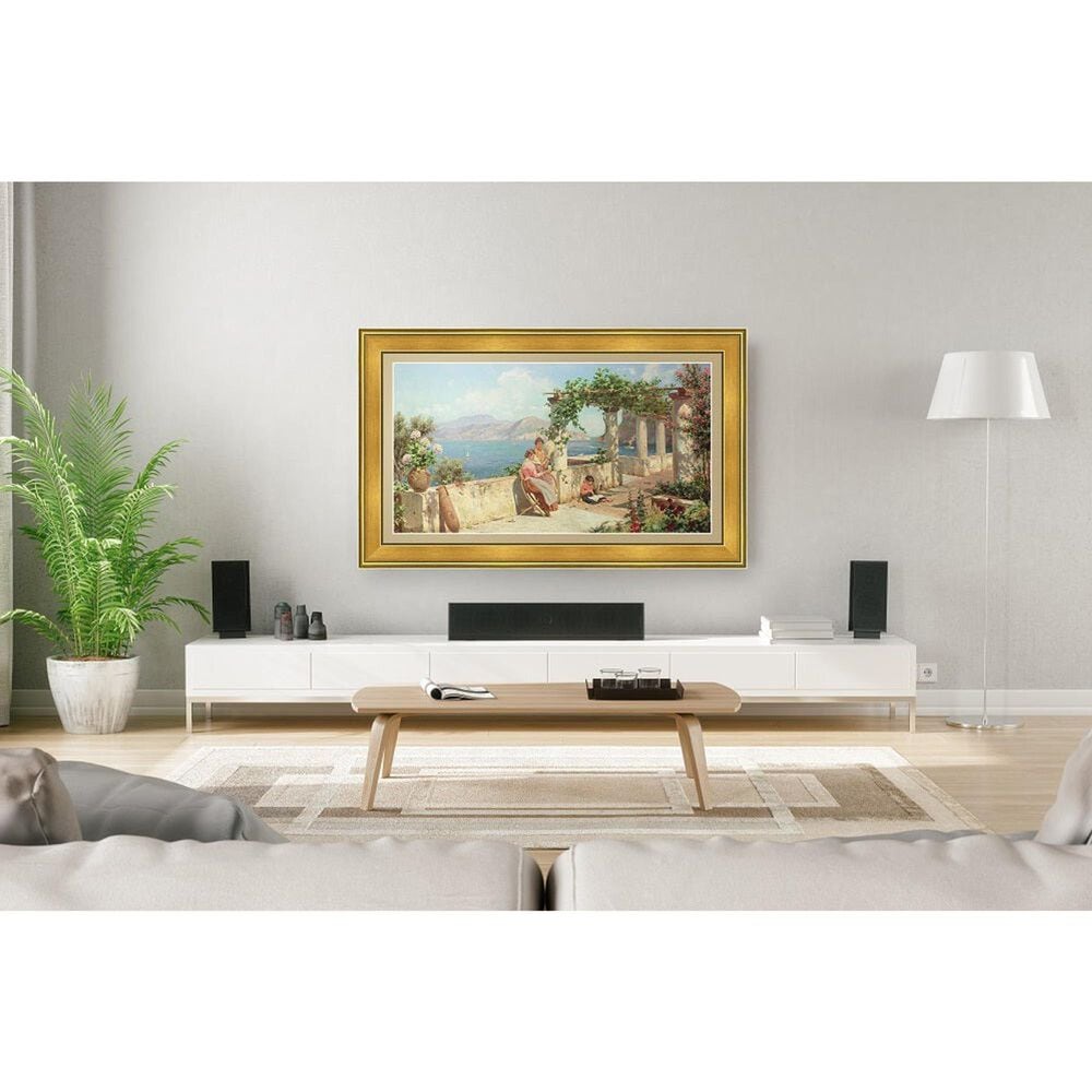 Frame My TV 55&quot; Deco Premiere Bezel for Samsung the Frame TV in Antique Gold, , large