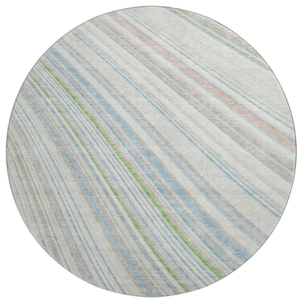 Dalyn Rug Company Neo NO14 8" Round Ivory Area Rug, , large