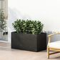 Hearth and Haven Outdoor Rectangular Planter Box in Black, , large