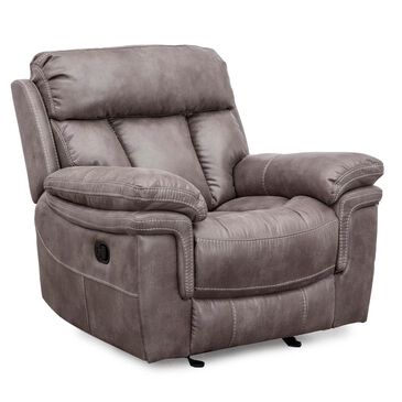 Oxford Furniture Glider Recliner in Gunmetal Gray, , large