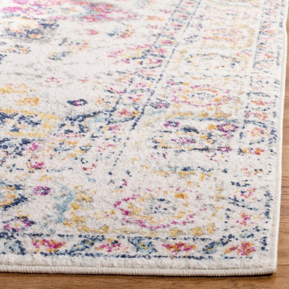 Safavieh Madison MAD603R 2&#39;3&quot; x 8&#39; Fuchsia and Ivory Runner, , large