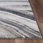 Kas Oriental Rugs Illusions Elements 3"3" x 4"11" Ivory and Grey Area Rug, , large