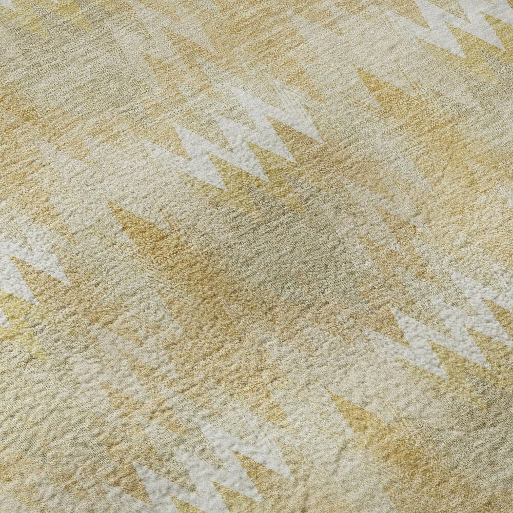 Dalyn Rug Company Soft Essentials Chevron Gold 9' x 12' Area Rug, , large