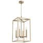 Hunter Sunjai 13" 4-Light Pendant in Alturas Gold, , large