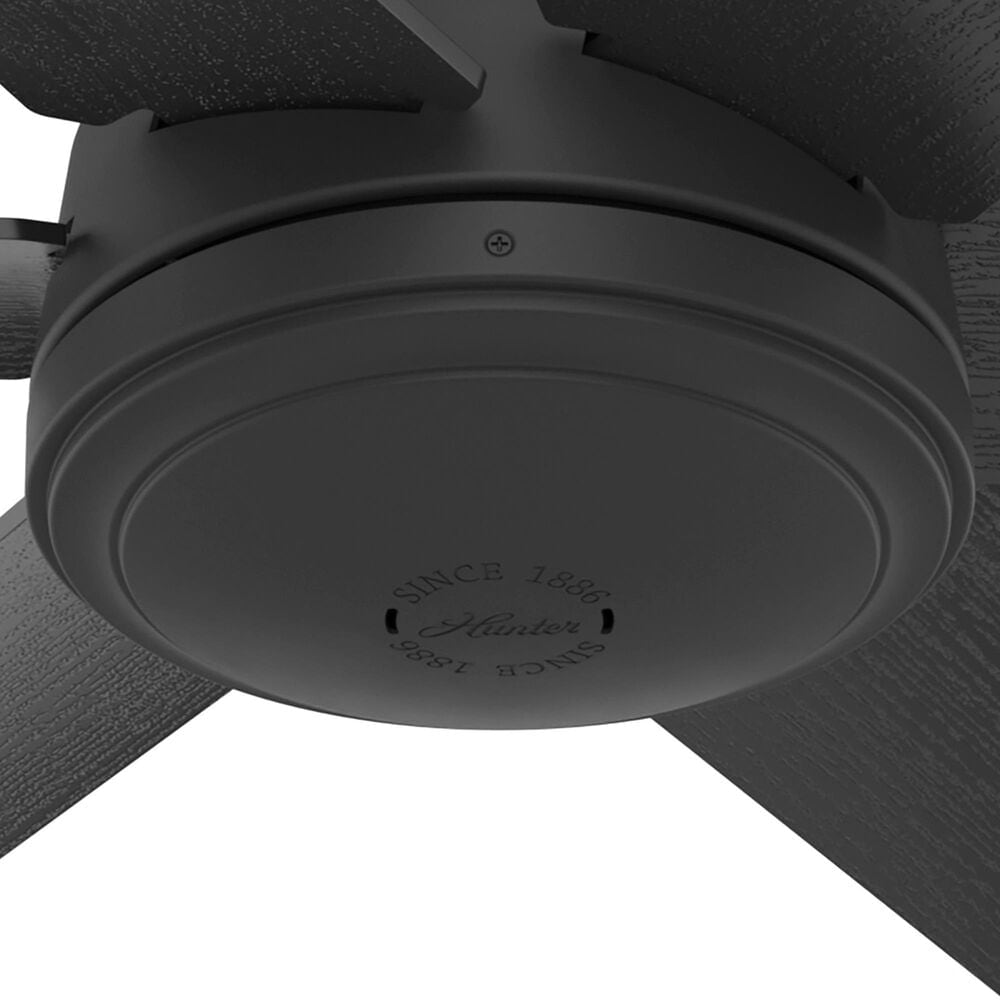 Hunter Jetty 52&quot; Outdoor Ceiling Fan in Matte Black, , large