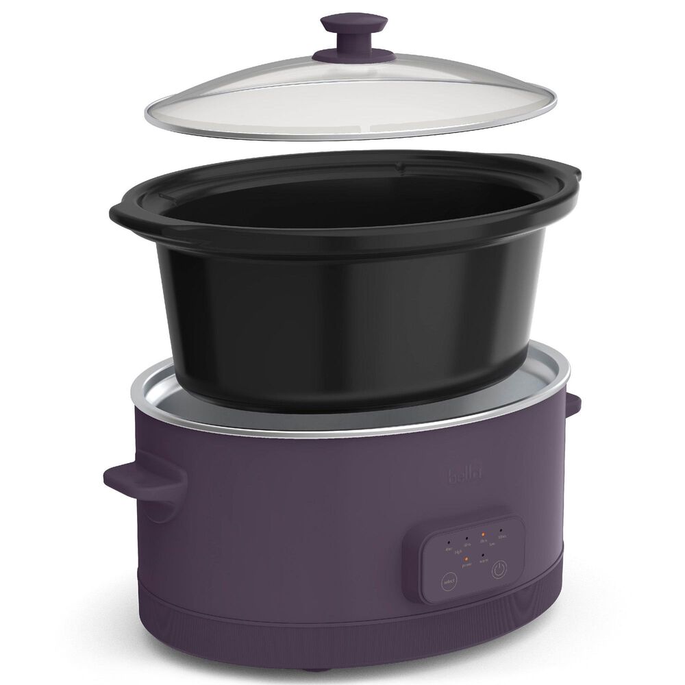 Bella 6-Quart Programmable Slow Cooker in Plum, , large