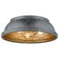 Golden Lighting Bartlett 16" Flush Mount in Black Patina, , large