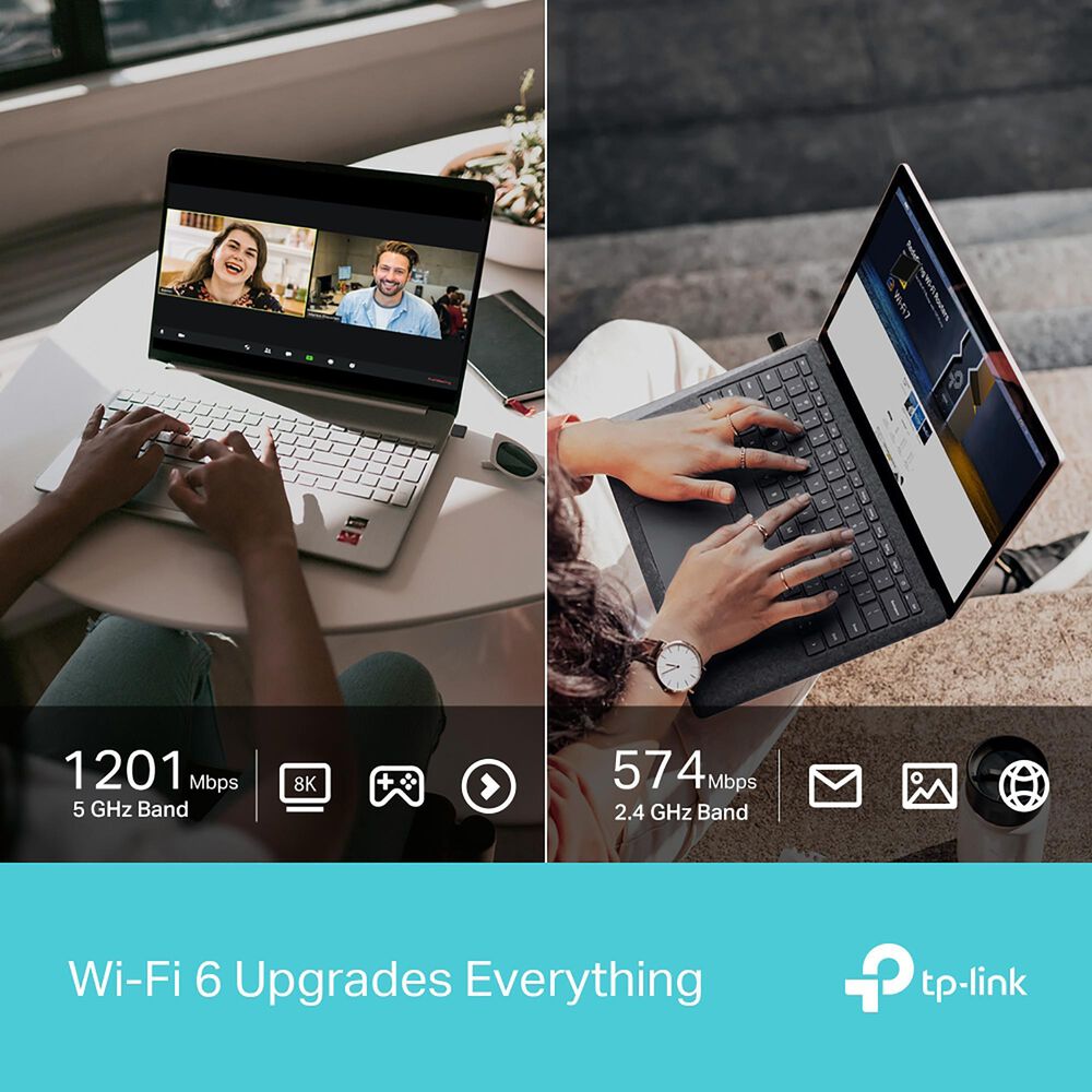 TP-Link AX1800 Nano Wi-Fi 6 Wireless USB Adapter in Black, , large