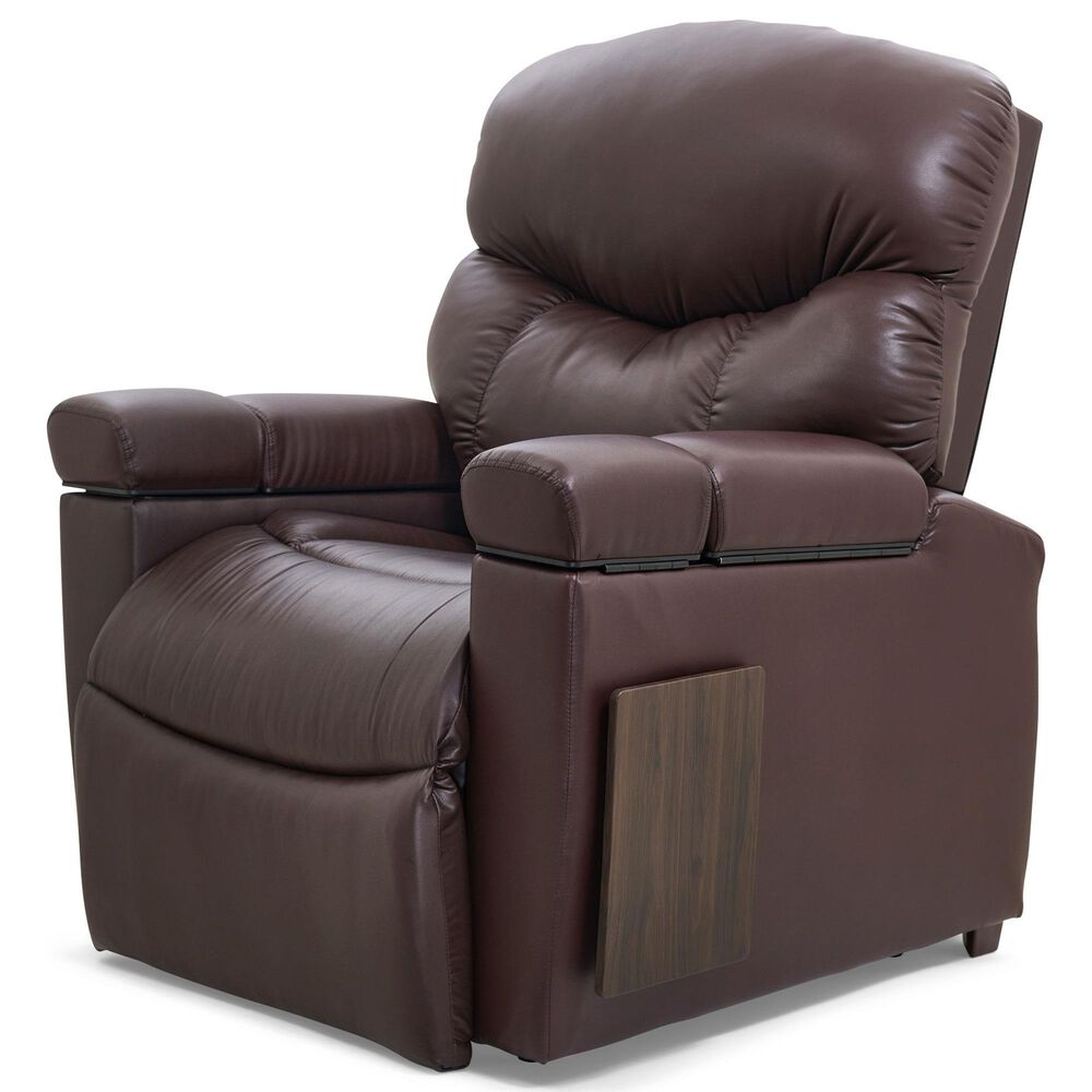 Lounge Maya Medium Power Lift Recliner with Nirvana Heat and Air Massage in Brisa Coffee Bean, , large