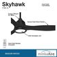 Minka-Aire Skyhawk 60" LED Ceiling Fan in Coal, , large