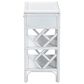 Baxton Studio Daina 1-Drawer Nightstand in White, , large