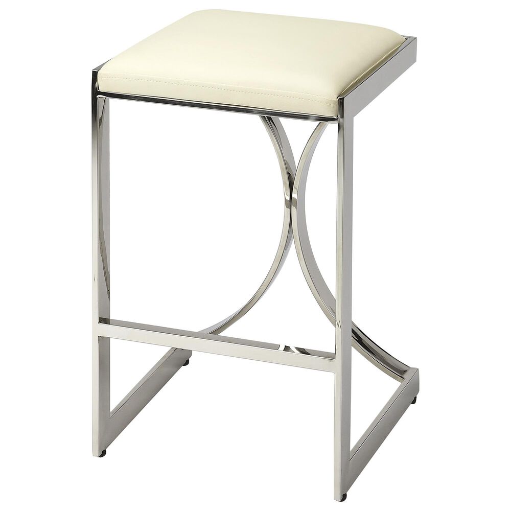 Butler Natalya Counter Stool in Nickel, , large