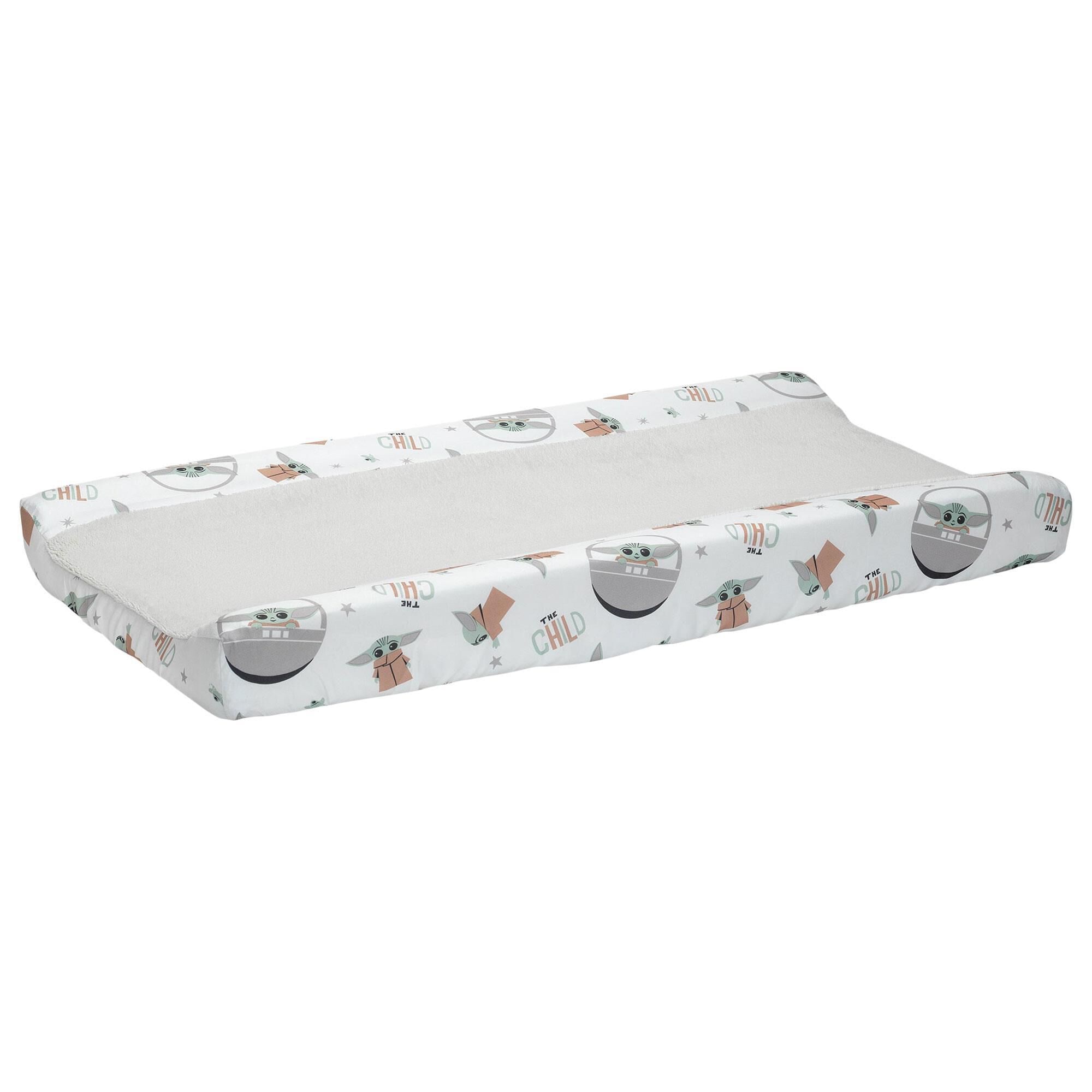 Lambs and Ivy Star Wars The Child Changing Pad Cover in Gray