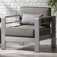Hearth and Haven Cape Coral Outdoor Club Chair in Silver, , large