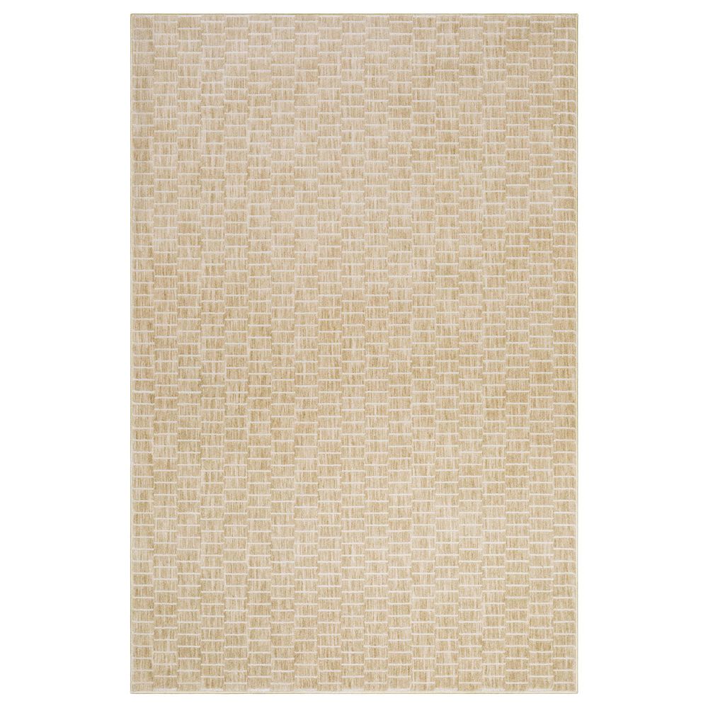 Oriental Weavers Oliver Gold and Beige 5"3" x 7"6" Area Rug, , large