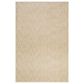 Oriental Weavers Oliver Gold and Beige 5"3" x 7"6" Area Rug, , large