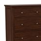 Archbold Furniture Heritage 4 Piece Queen Panel Bedroom Set in Brown Mahogany, , large
