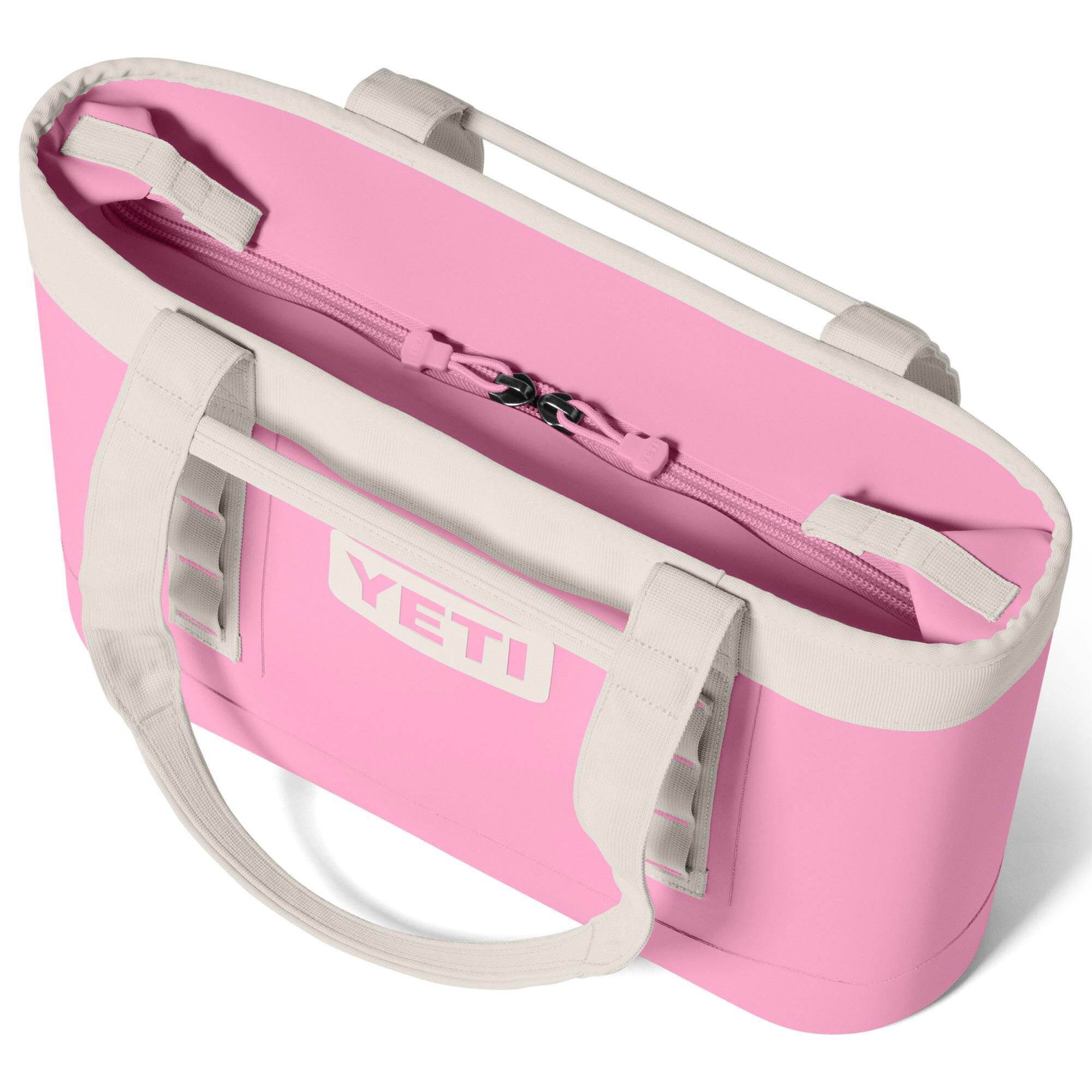 YETI Camino 18L Zip Carryall Tote Bag in Power Pink and Aspen