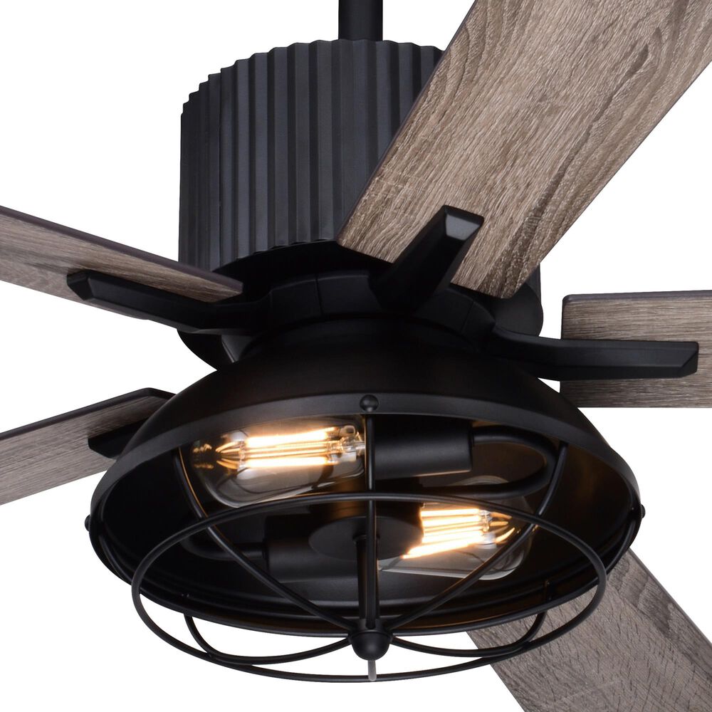 Vaxcel Elkhart 52" LED Ceiling Fan in Black, , large