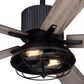 Vaxcel Elkhart 52" LED Ceiling Fan in Black, , large