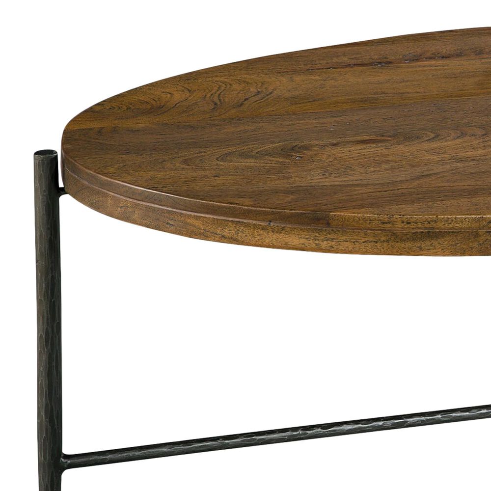 Hekman Bedford Park Oval Coffee Table in Brown and Black, , large