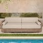 Armen Living Vivid Patio Sofa in Taupe, , large