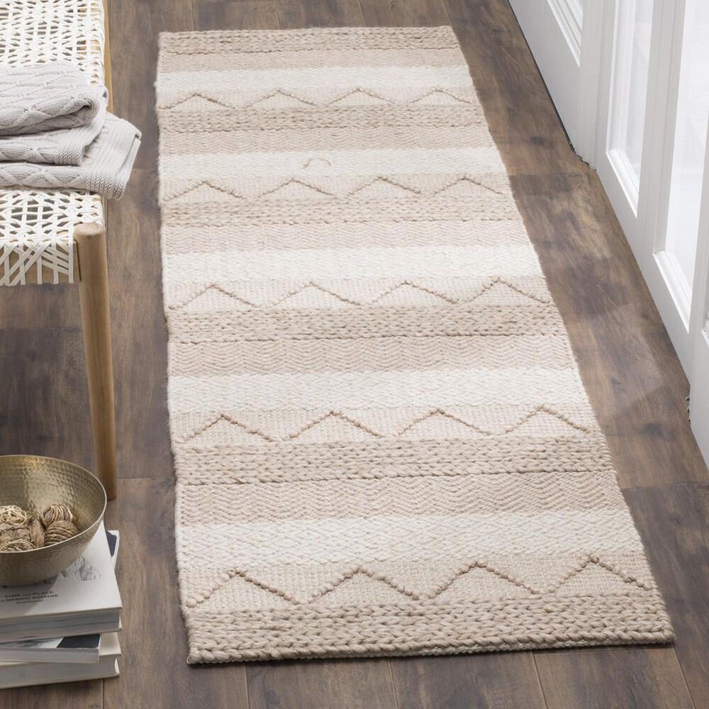 Safavieh Natura NAT103A 2&#39;3&quot; x 10&#39; Beige Runner, , large