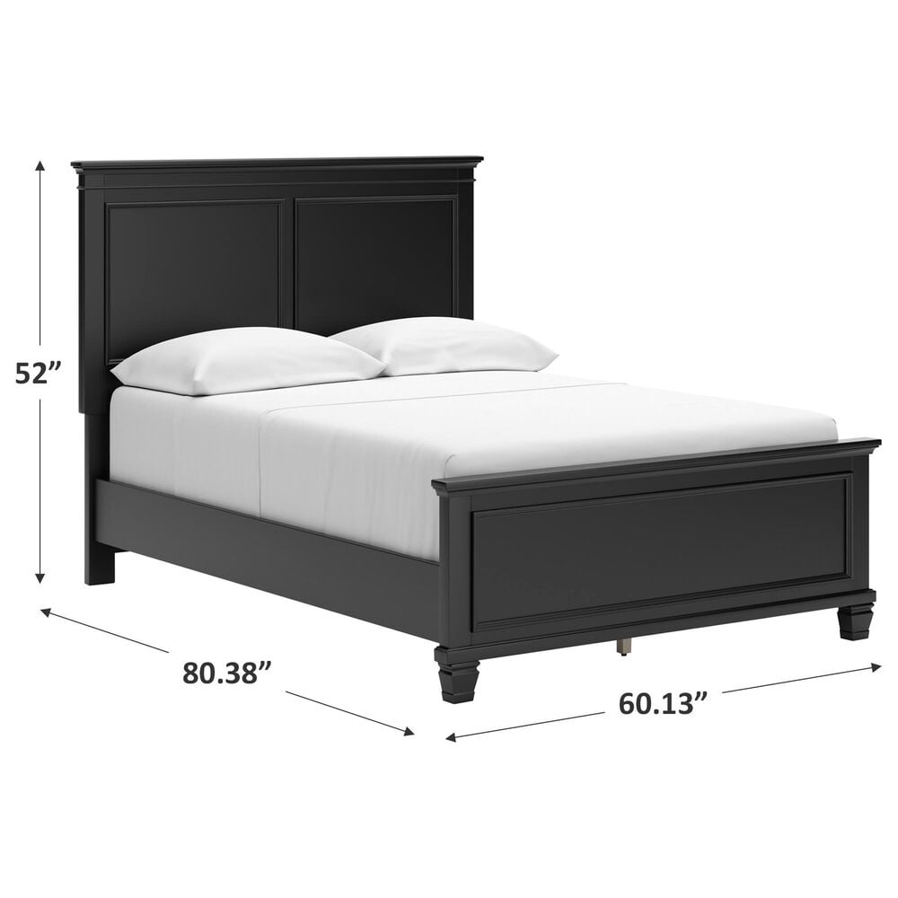 Ashley Lanolee Full Panel Bed in Black, , large