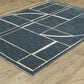 Oriental Weavers Reed 9"10" x 12"10" Blue and Ivory Area Rug, , large