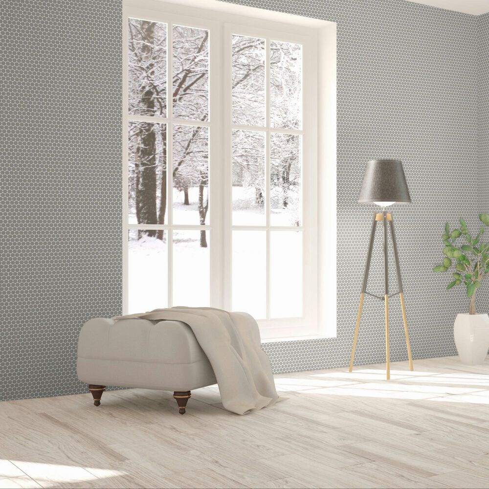 Dal-Tile Color Wheel Desert Gray 13&#39;&#39; X 11&#39;&#39; Ceramic Mosaic Sheet, , large