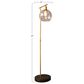 Creative Coop Caleb Floor Lamp in Antique Brass, , large