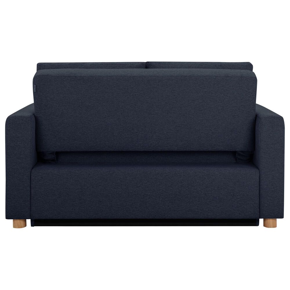 Lifestyle Solutions Tyler Convertible Sofa in Navy Blue, , large